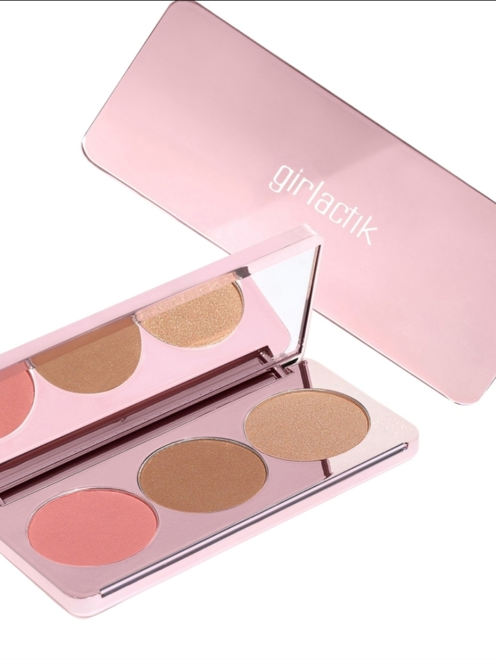 Girlactik Blush Me & Glow Face Palette In Light